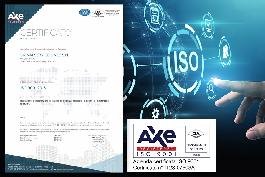 Certificazione ISO 9001:2015